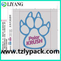 Pet, Heat Transfer Film for Plastic, Bear Paw